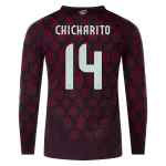 Chicharito Mexico 24/25 Long Sleeve Home Jersey