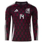 Chicharito Mexico 24/25 Long Sleeve Home Jersey