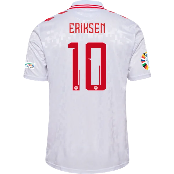 Christian Eriksen Denmark 24/25 Away Jersey