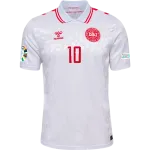 Christian Eriksen Denmark 24/25 Away Jersey