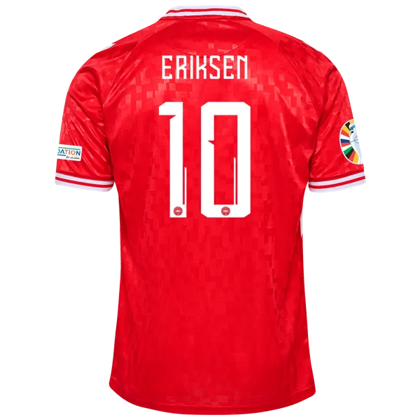 Christian Eriksen Denmark 24/25 Home Jersey