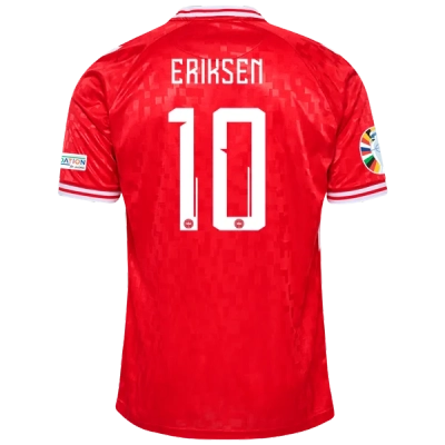 Christian Eriksen Denmark 24/25 Home Jersey 01