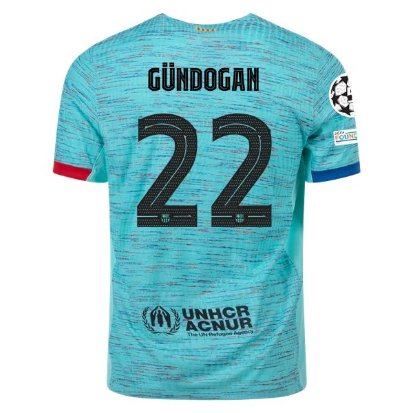 La Liga Men's Gundogan Barcelona Third Jersey 23/24