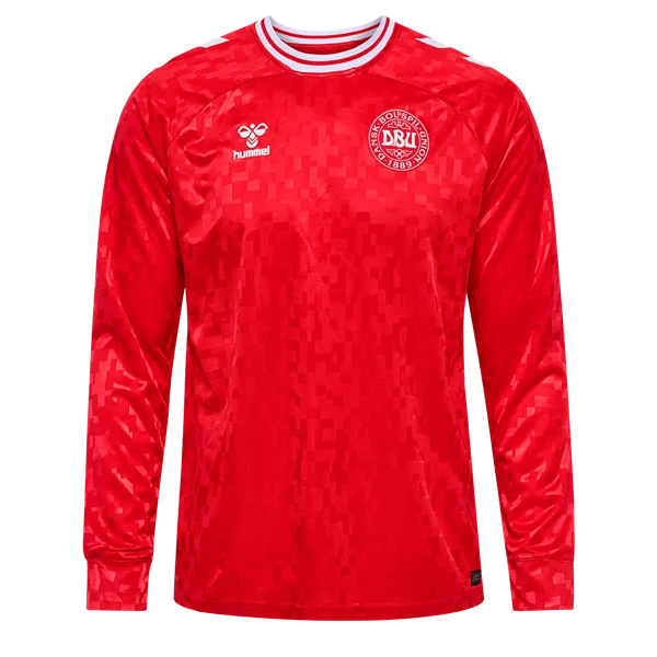 Denmark 24/25 Long Sleeve Home Jersey