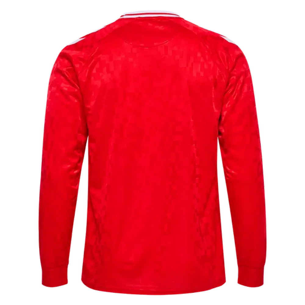 Denmark 24/25 Long Sleeve Home Jersey