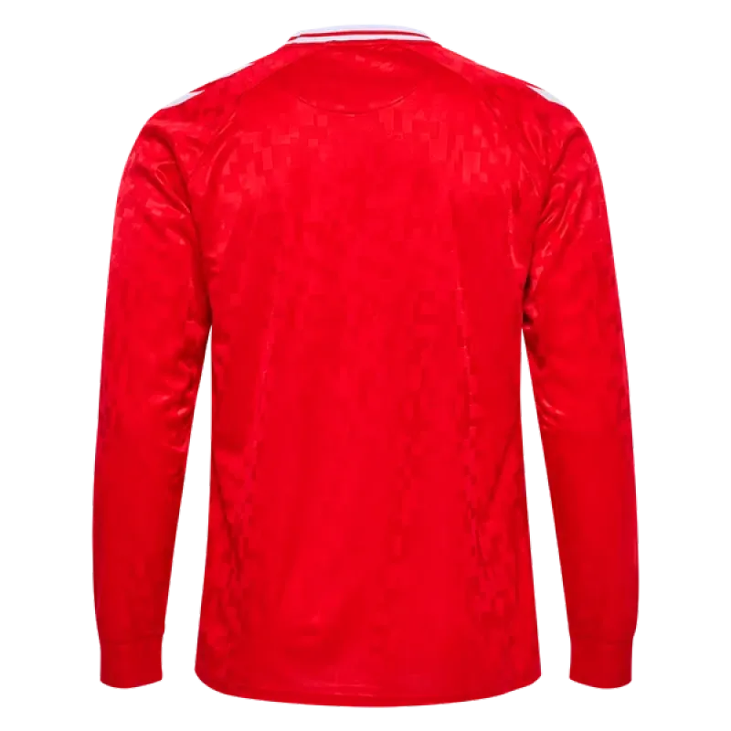Denmark 24/25 Long Sleeve Home Jersey