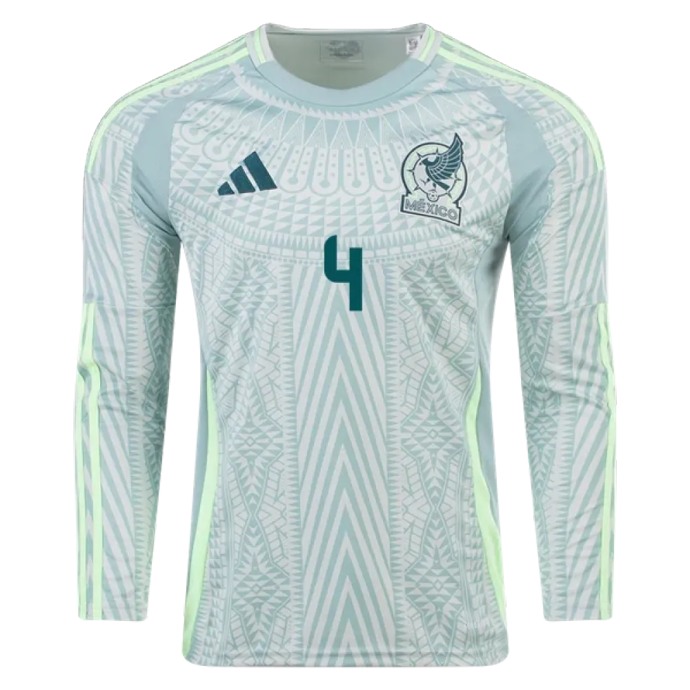Edson Álvarez Mexico 24/25 Long Sleeve Away Jersey