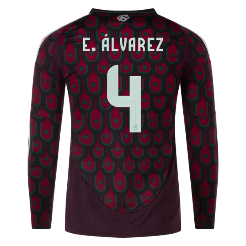 Edson Álvarez Mexico 24/25 Long Sleeve Home Jersey