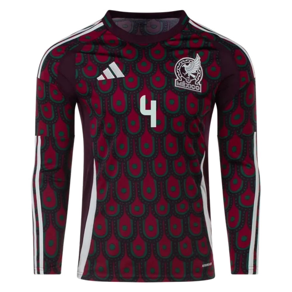Edson Álvarez Mexico 24/25 Long Sleeve Home Jersey