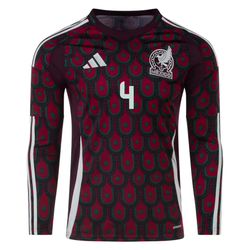 Edson Álvarez Mexico 24/25 Long Sleeve Home Jersey