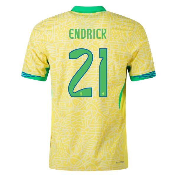 Endrick Brazil 24/25 Home Jersey