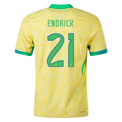 Endrick Brazil 24/25 Home Jersey 01