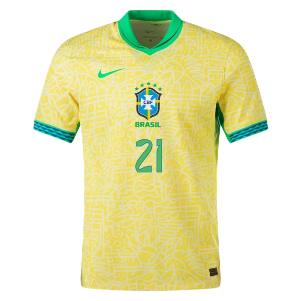 Endrick Brazil 24/25 Home Jersey