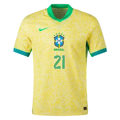 Endrick Brazil 24/25 Home Jersey 02