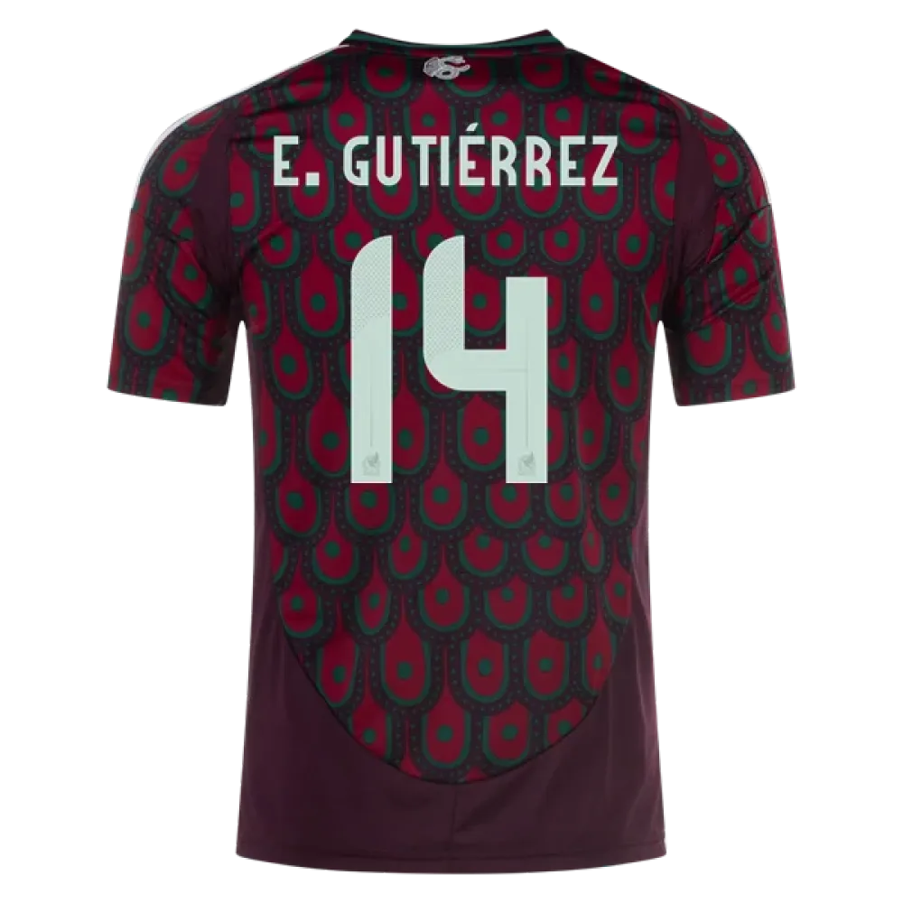 Erick Gutiérrez Mexico 24/25 Home Jersey