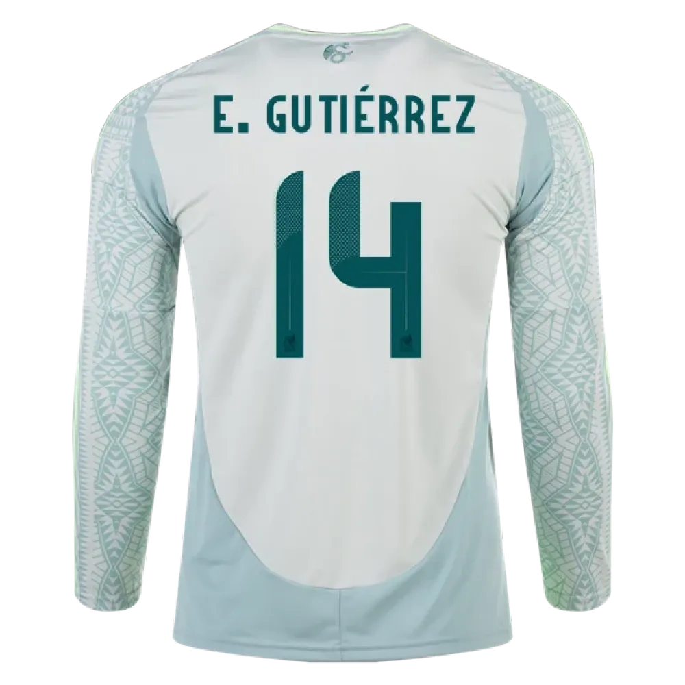 Erick Gutiérrez Mexico 24/25 Long Sleeve Away Jersey