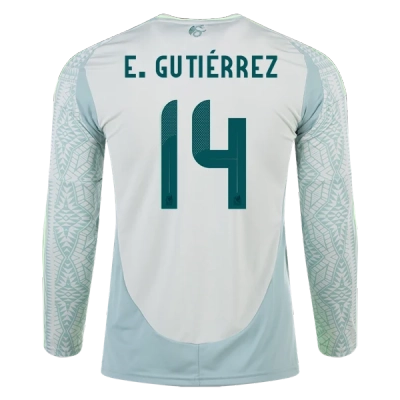 Erick Gutiérrez Mexico 24/25 Long Sleeve Away Jersey 01