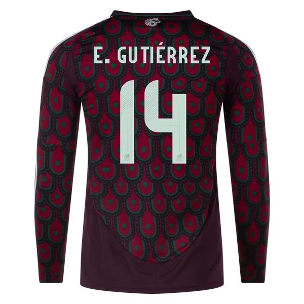 Erick Gutiérrez Mexico 24/25 Long Sleeve Home Jersey