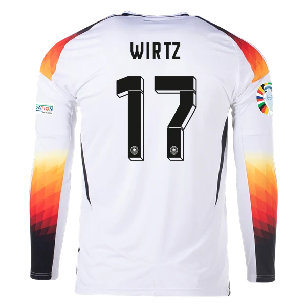 Florian Wirtz Germany 24/25 Long Sleeve Home Jersey