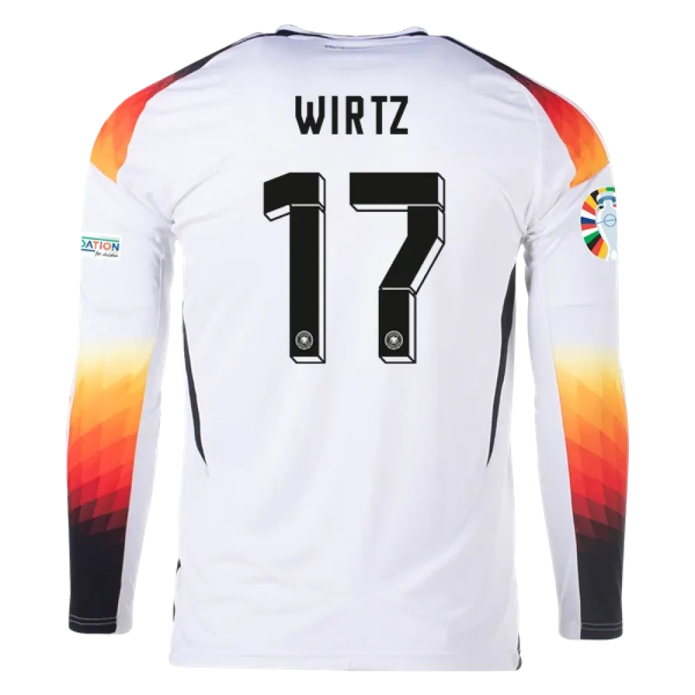 Florian Wirtz Germany 24/25 Long Sleeve Home Jersey