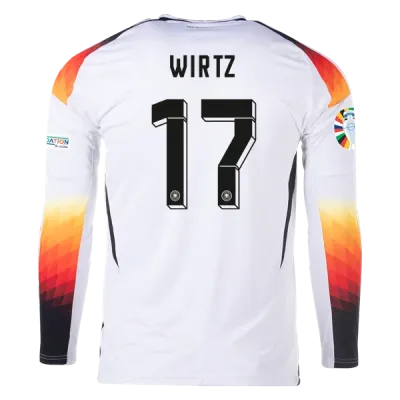 Florian Wirtz Germany 24/25 Long Sleeve Home Jersey 01