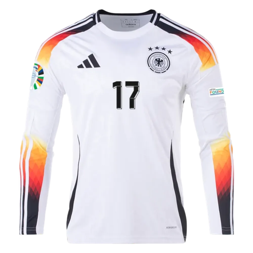 Florian Wirtz Germany 24/25 Long Sleeve Home Jersey