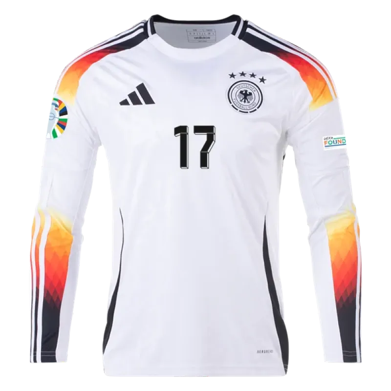 Florian Wirtz Germany 24/25 Long Sleeve Home Jersey