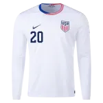 Folarin Balogun USMNT 24/25 Long Sleeve Home Jersey