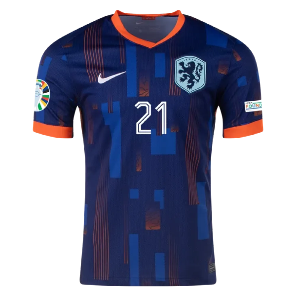 Frenkie de Jong Netherlands 24/25 Away Jersey