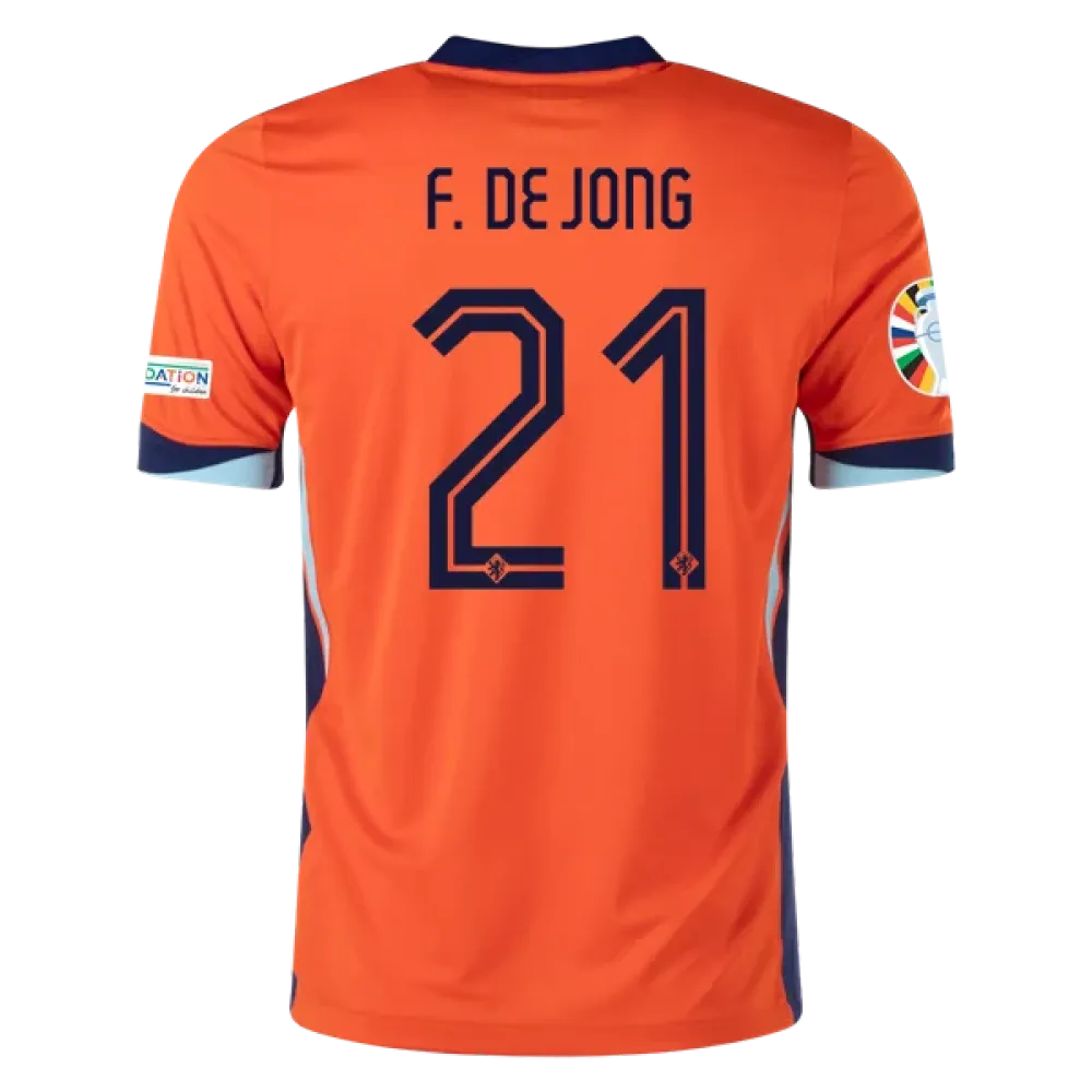Frenkie de Jong Netherlands 24/25 Home Jersey