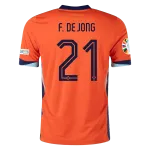 Frenkie de Jong Netherlands 24/25 Home Jersey