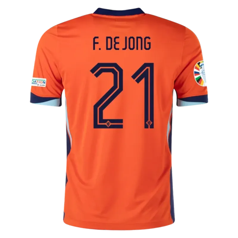 Frenkie de Jong Netherlands 24/25 Home Jersey