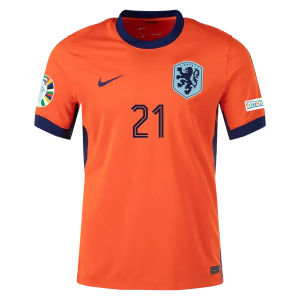 Frenkie de Jong Netherlands 24/25 Home Jersey