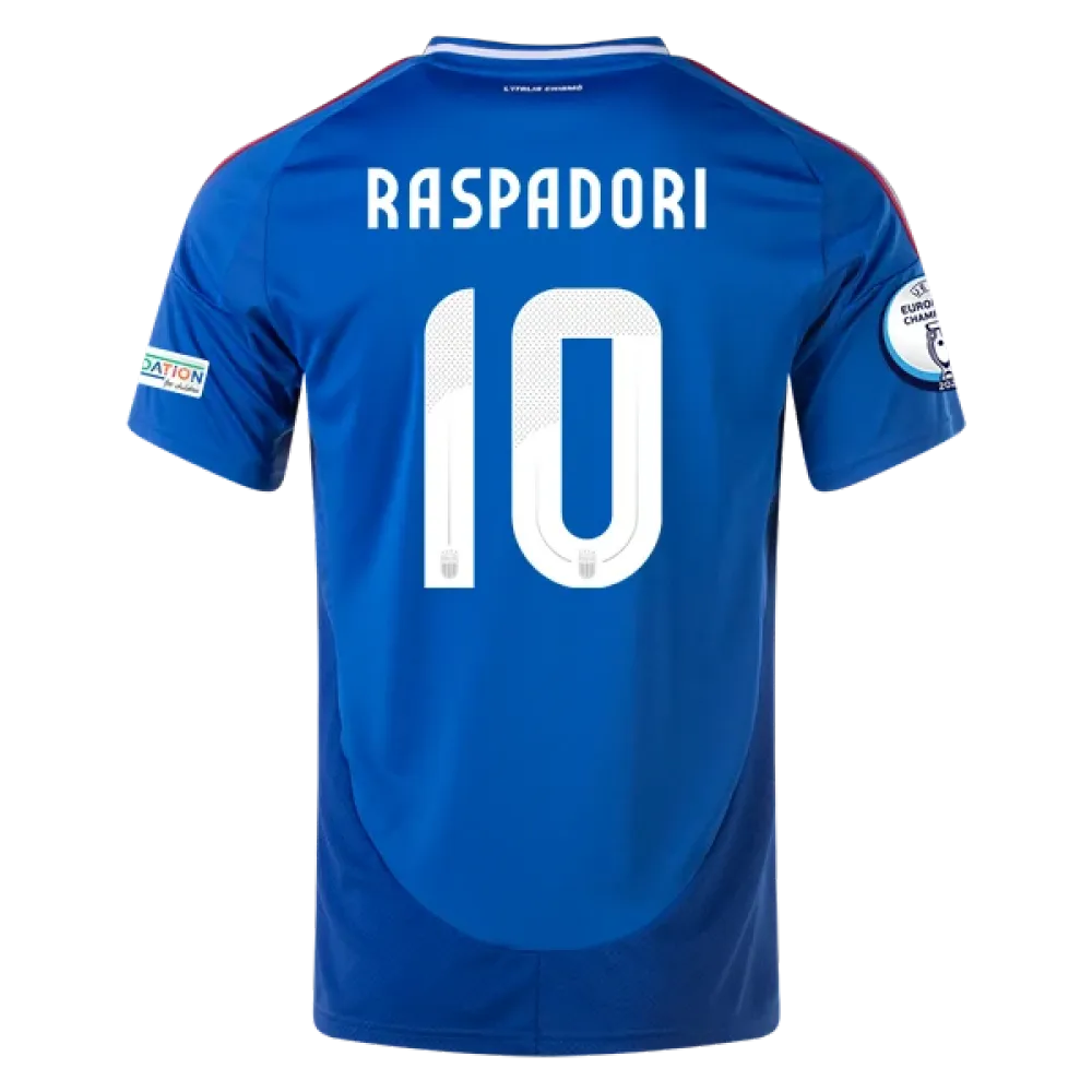 Giacomo Raspadori Italy 24/25 Home Jersey