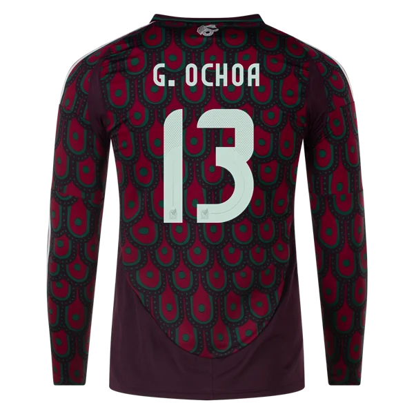 Guillermo Ochoa Mexico 24/25 Long Sleeve Home Jersey
