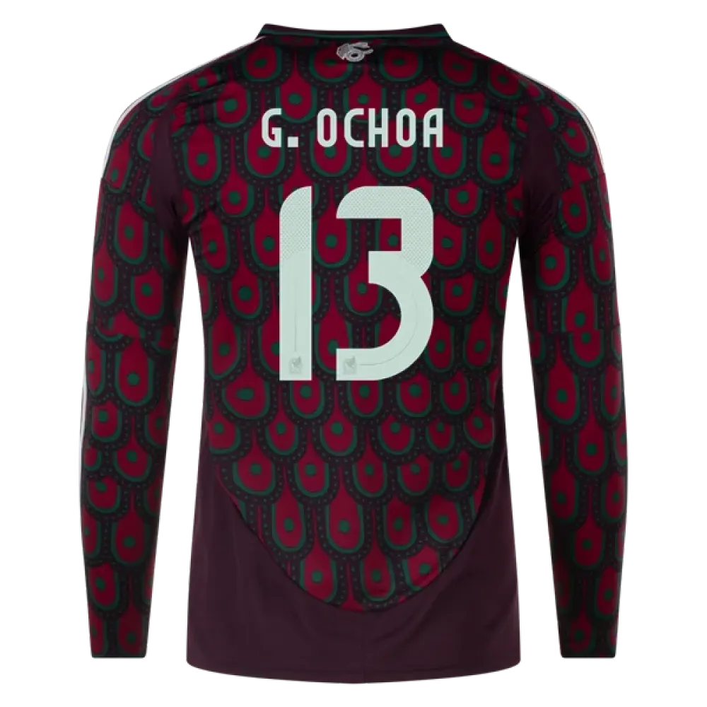 Guillermo Ochoa Mexico 24/25 Long Sleeve Home Jersey