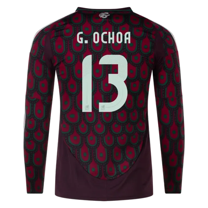 Guillermo Ochoa Mexico 24/25 Long Sleeve Home Jersey