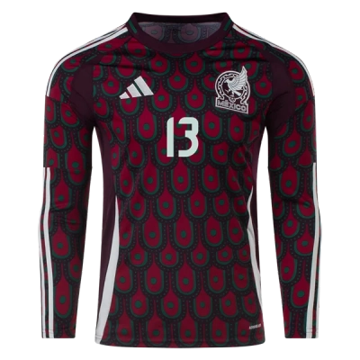 Guillermo Ochoa Mexico 24/25 Long Sleeve Home Jersey 02