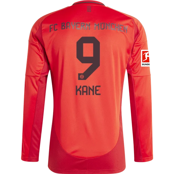 Harry Kane Bayern Munich 24/25 Long Sleeve Home Jersey