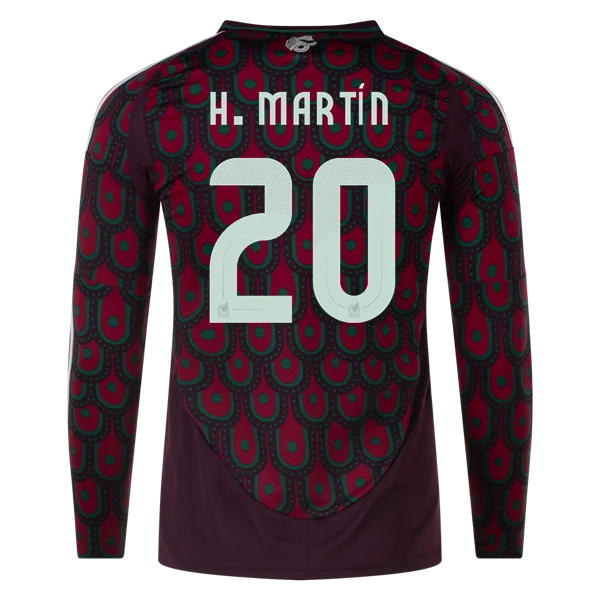 Henry Martín Mexico 24/25 Long Sleeve Home Jersey