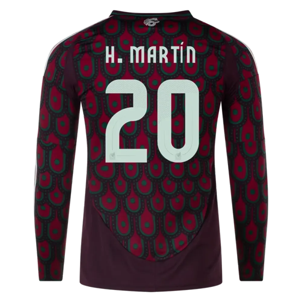 Henry Martín Mexico 24/25 Long Sleeve Home Jersey