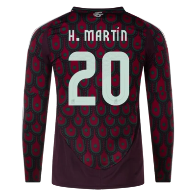 Henry Martín Mexico 24/25 Long Sleeve Home Jersey 01