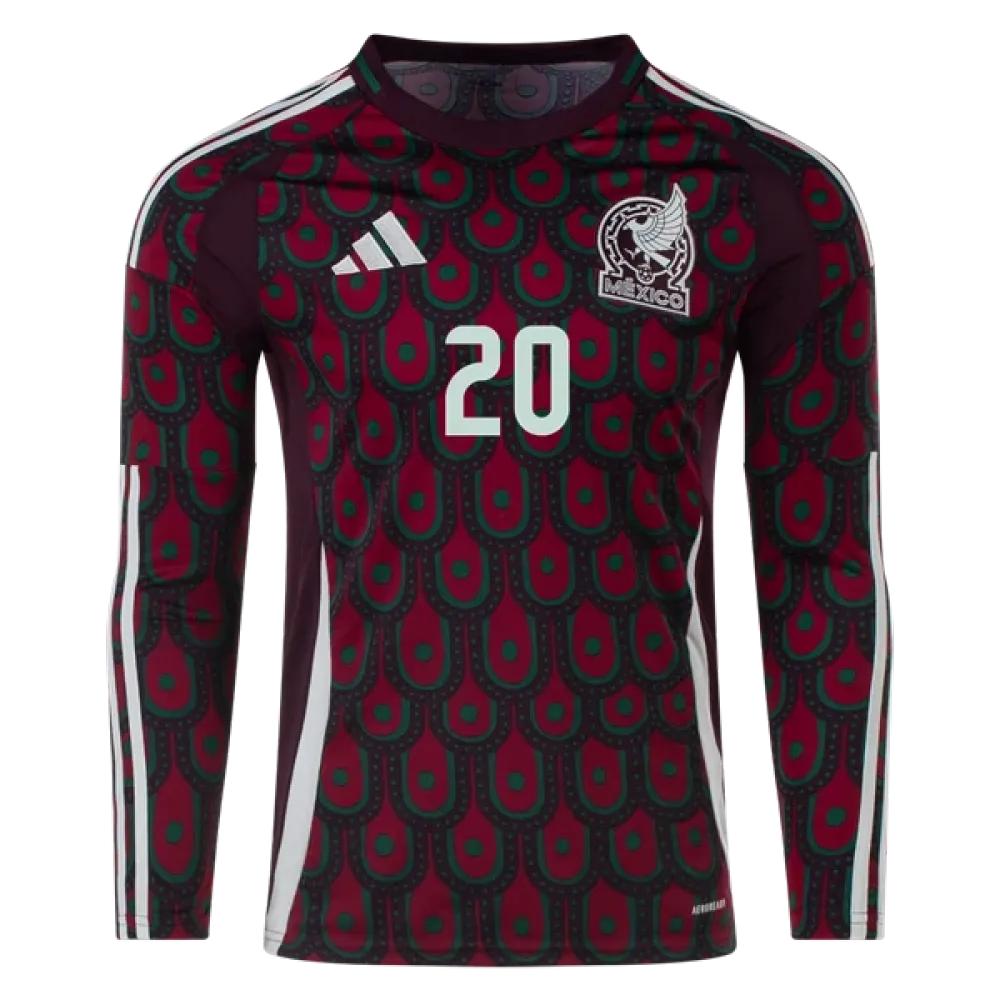 Henry Martín Mexico 24/25 Long Sleeve Home Jersey
