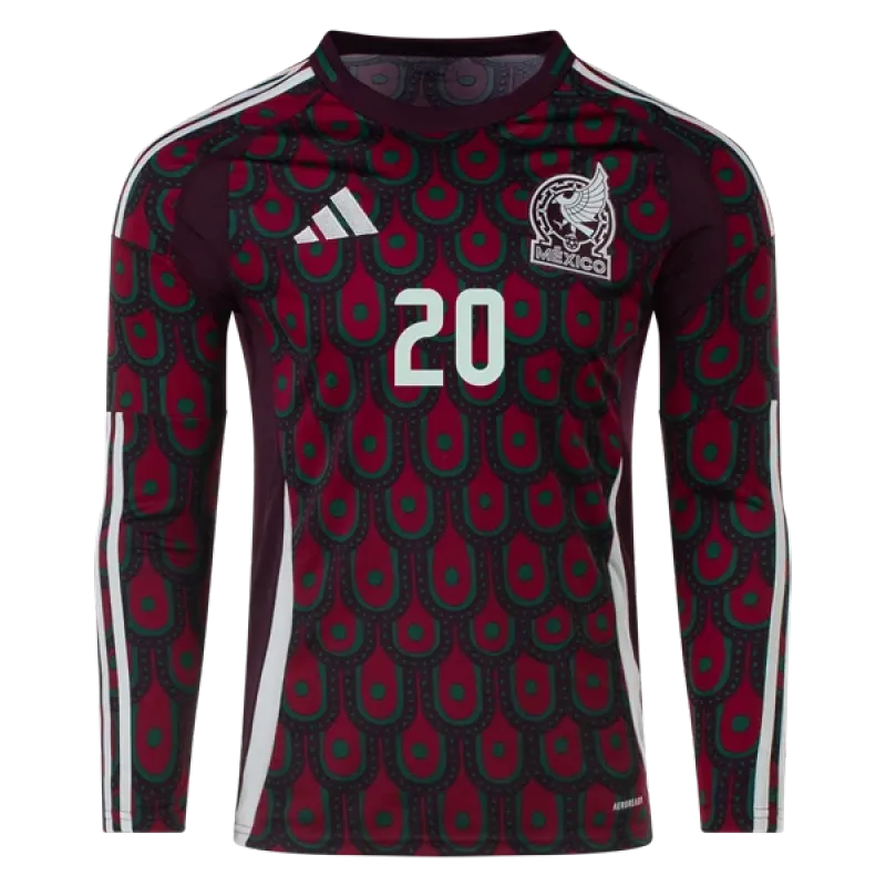 Henry Martín Mexico 24/25 Long Sleeve Home Jersey