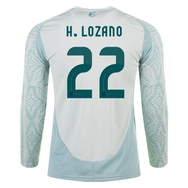Hirving Lozano Mexico 24/25 Long Sleeve Away Jersey