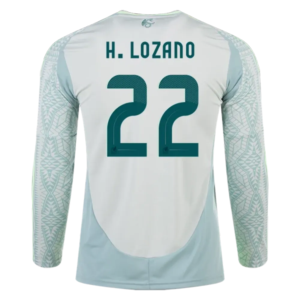 Hirving Lozano Mexico 24/25 Long Sleeve Away Jersey