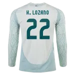 Hirving Lozano Mexico 24/25 Long Sleeve Away Jersey