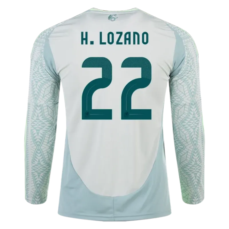 Hirving Lozano Mexico 24/25 Long Sleeve Away Jersey