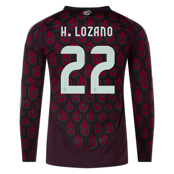 Hirving Lozano Mexico 24/25 Long Sleeve Home Jersey