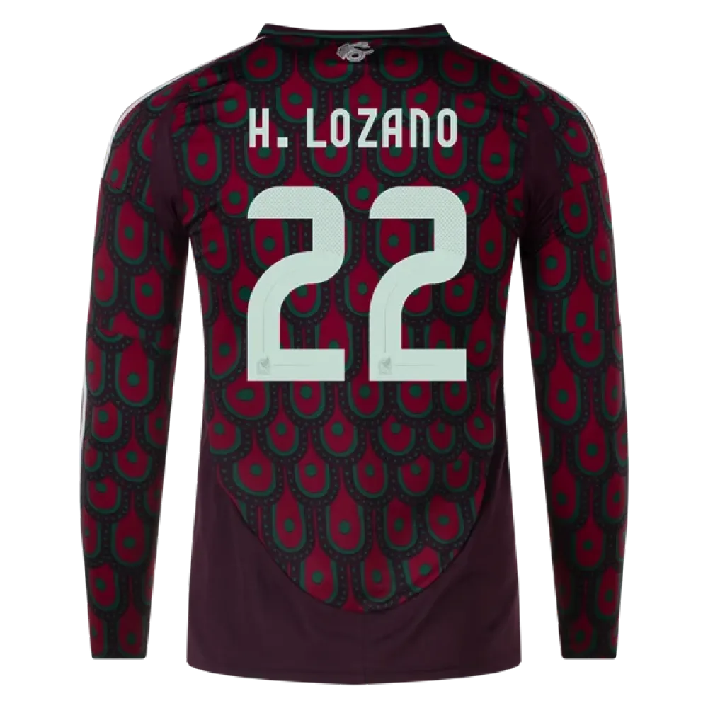 Hirving Lozano Mexico 24/25 Long Sleeve Home Jersey